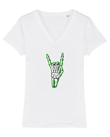 Rock skelet hand White