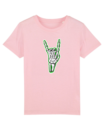 Rock skelet hand Cotton Pink