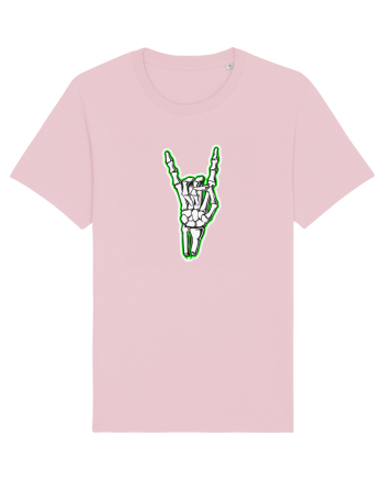 Rock skelet hand Cotton Pink