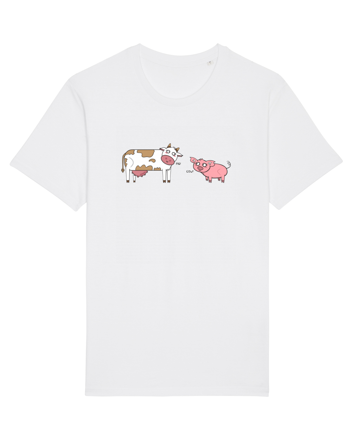 Tricou mânecă scurtă Unisex Rocker White