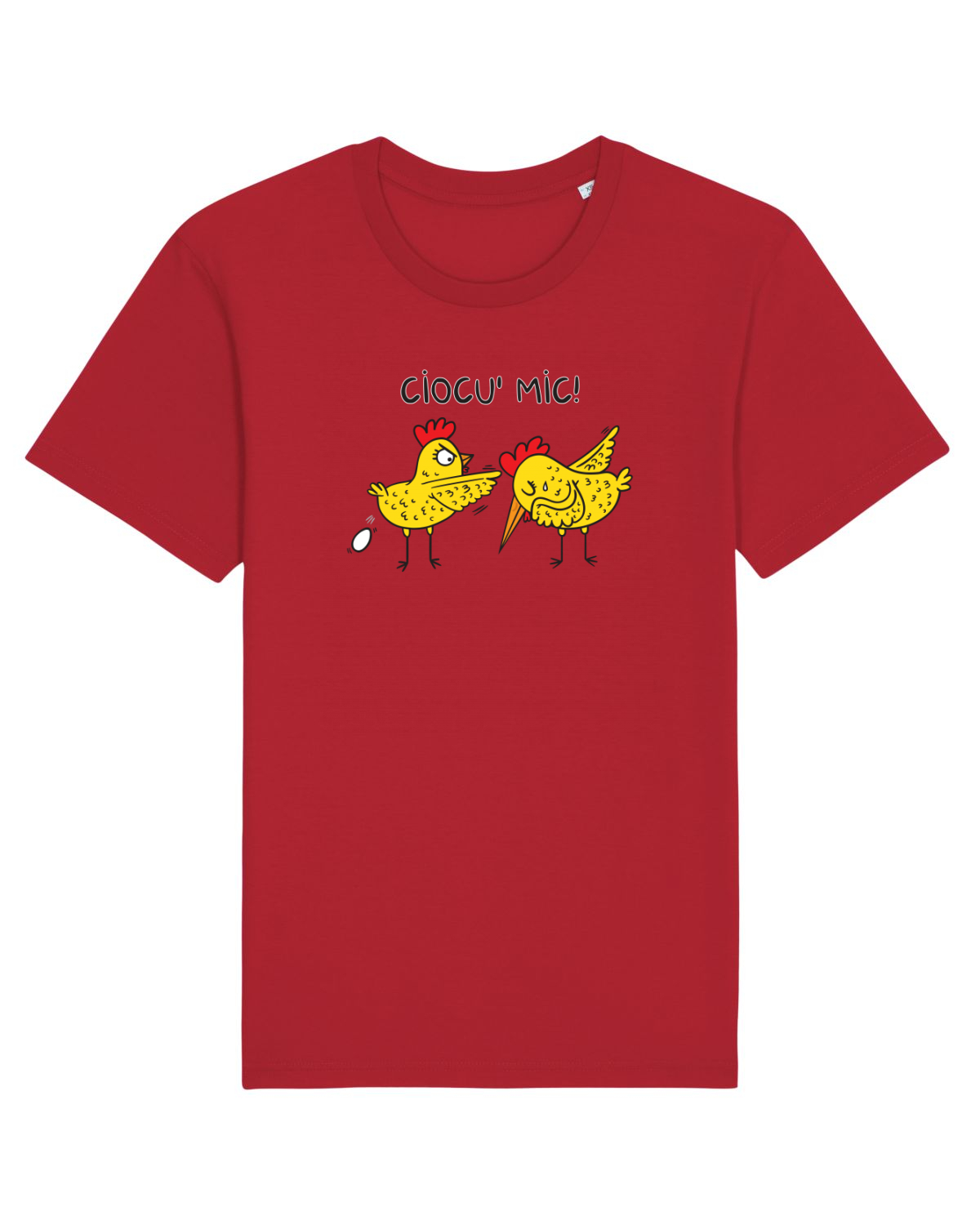 Tricou mânecă scurtă Unisex Rocker Red