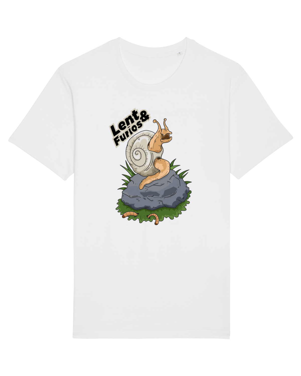 Tricou mânecă scurtă Unisex Rocker White