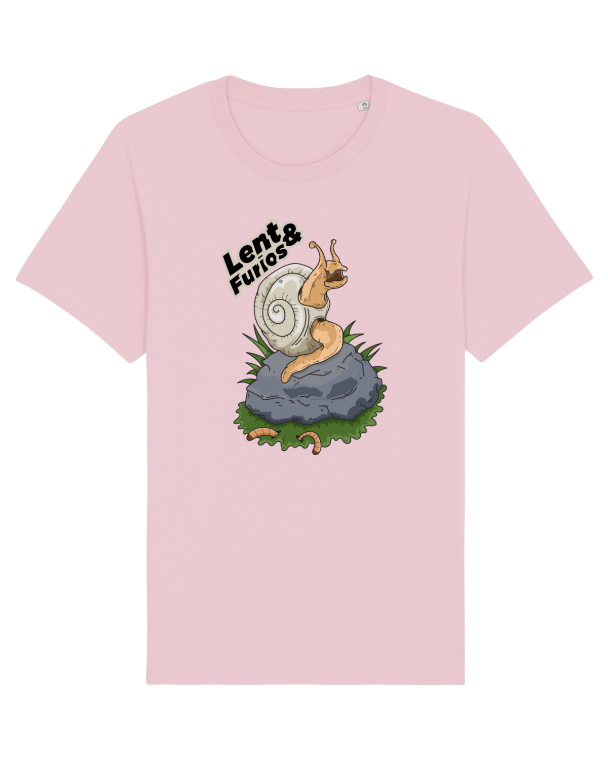 Tricou mânecă scurtă Unisex Rocker Cotton Pink