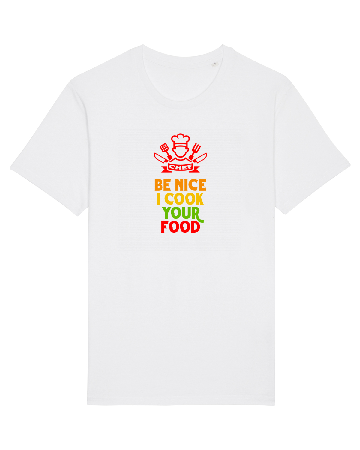 Tricou mânecă scurtă Unisex Rocker White