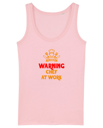 WARNING! CHEF AT WORK! - ATENTIE, CHEF / BUCATAR LA TREABA! Cotton Pink