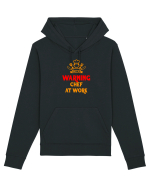 WARNING! CHEF AT WORK! - ATENTIE, CHEF / BUCATAR LA TREABA! Hanorac Unisex Drummer