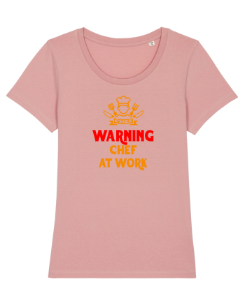 WARNING! CHEF AT WORK! - ATENTIE, CHEF / BUCATAR LA TREABA! Canyon Pink