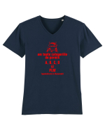 AM TOATE CATEGORIILE, A B C D si PLM - sofer Tricou mânecă scurtă guler V Bărbat Presenter