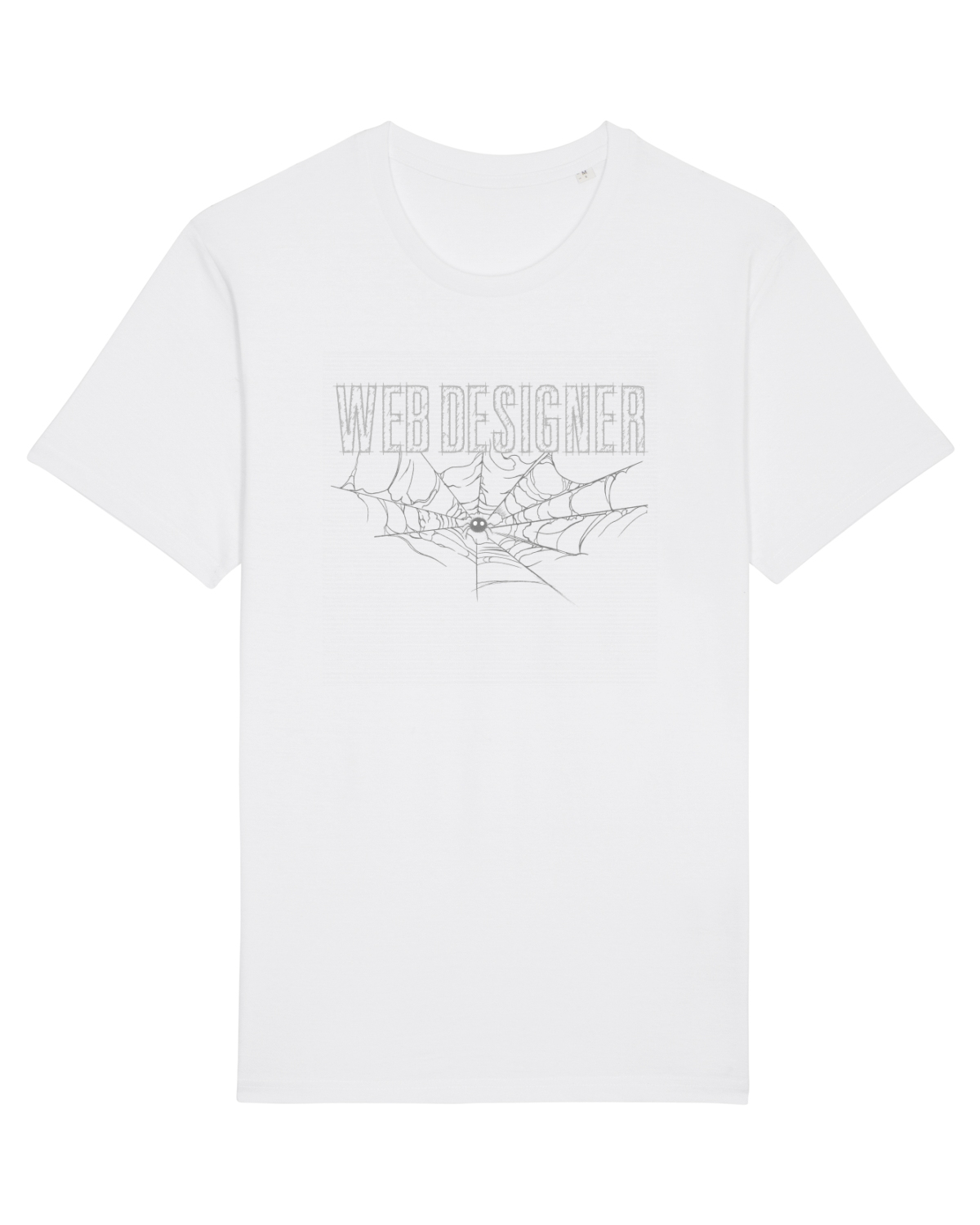 Tricou mânecă scurtă Unisex Rocker White