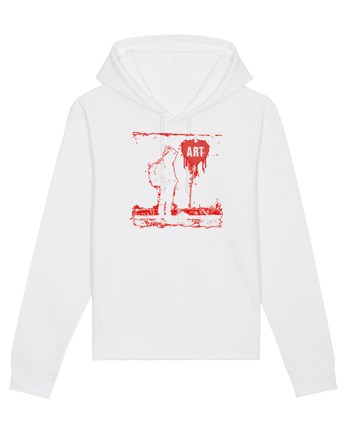 Hanorac Unisex Drummer White