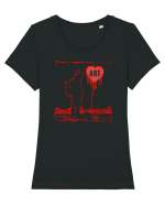 I LOVE ART Tricou mânecă scurtă guler larg fitted Damă Expresser