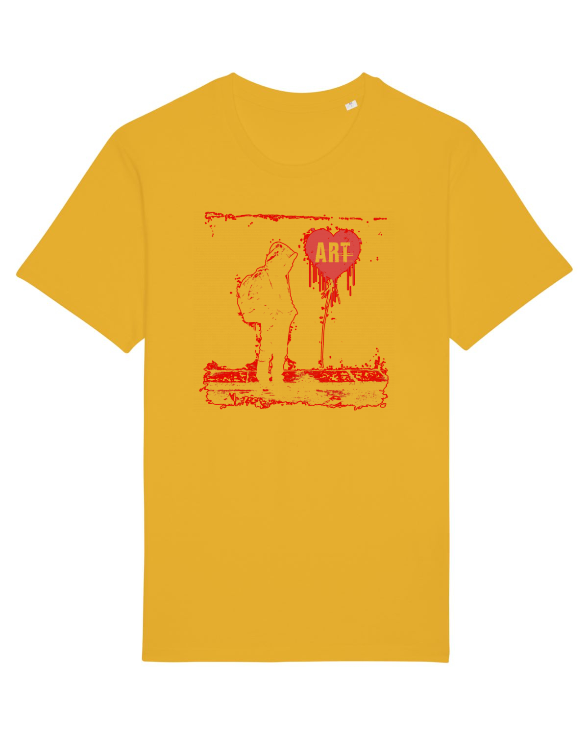 Tricou mânecă scurtă Unisex Rocker Spectra Yellow
