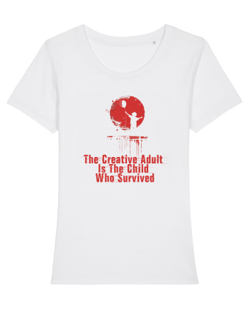 THE CREATIVE ADULT IS THE CHILD WHO SURVIVED White