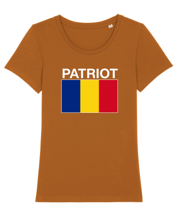 Patriot Romania Patriotism Steag Tricolor  Roasted Orange
