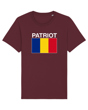 Patriot Romania Patriotism Steag Tricolor  Burgundy