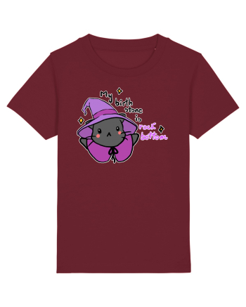 Birth stone Burgundy