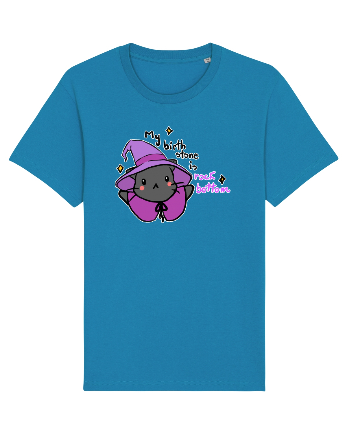 Tricou mânecă scurtă Unisex Rocker Azur