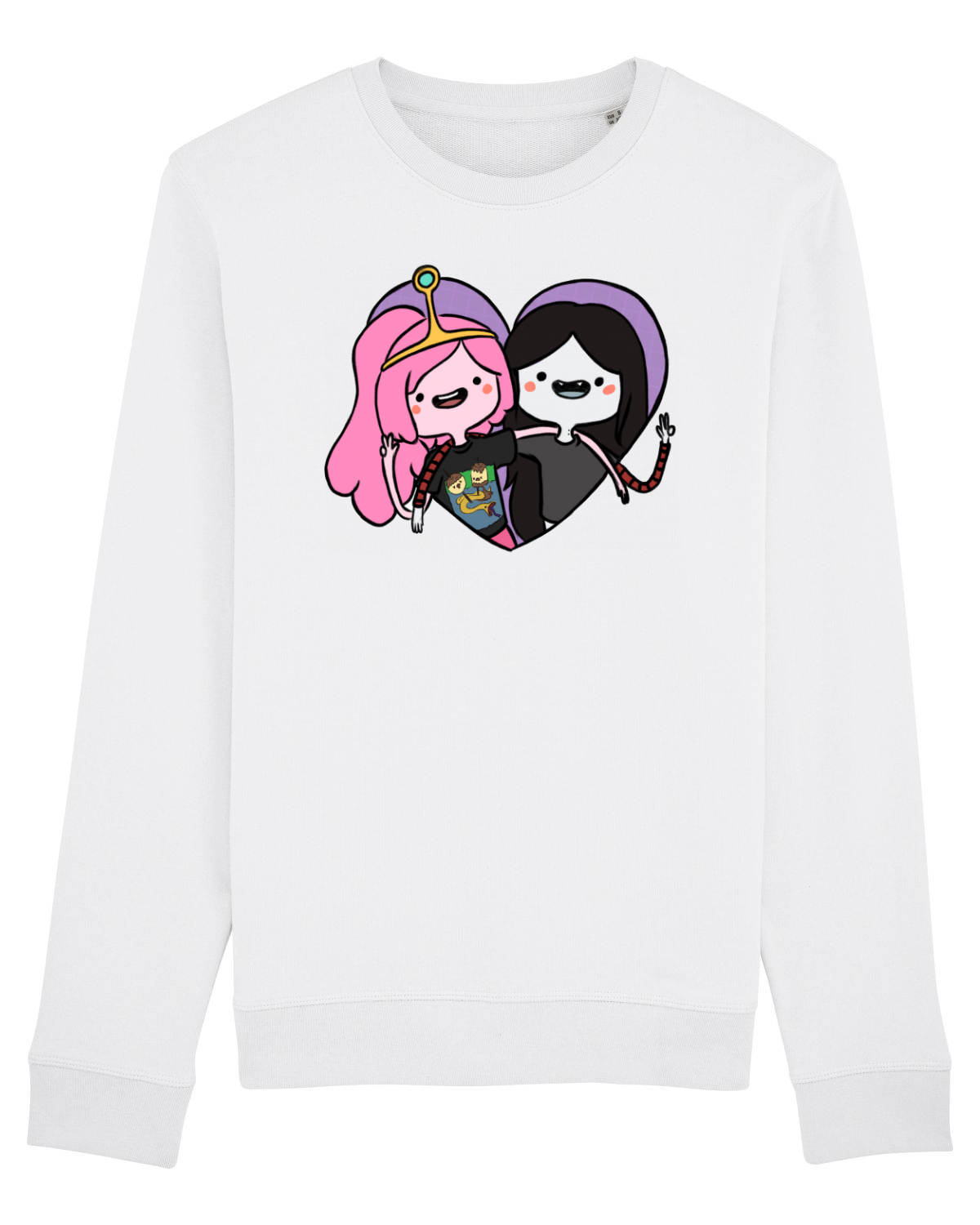 Bluză mânecă lungă Unisex Rise White