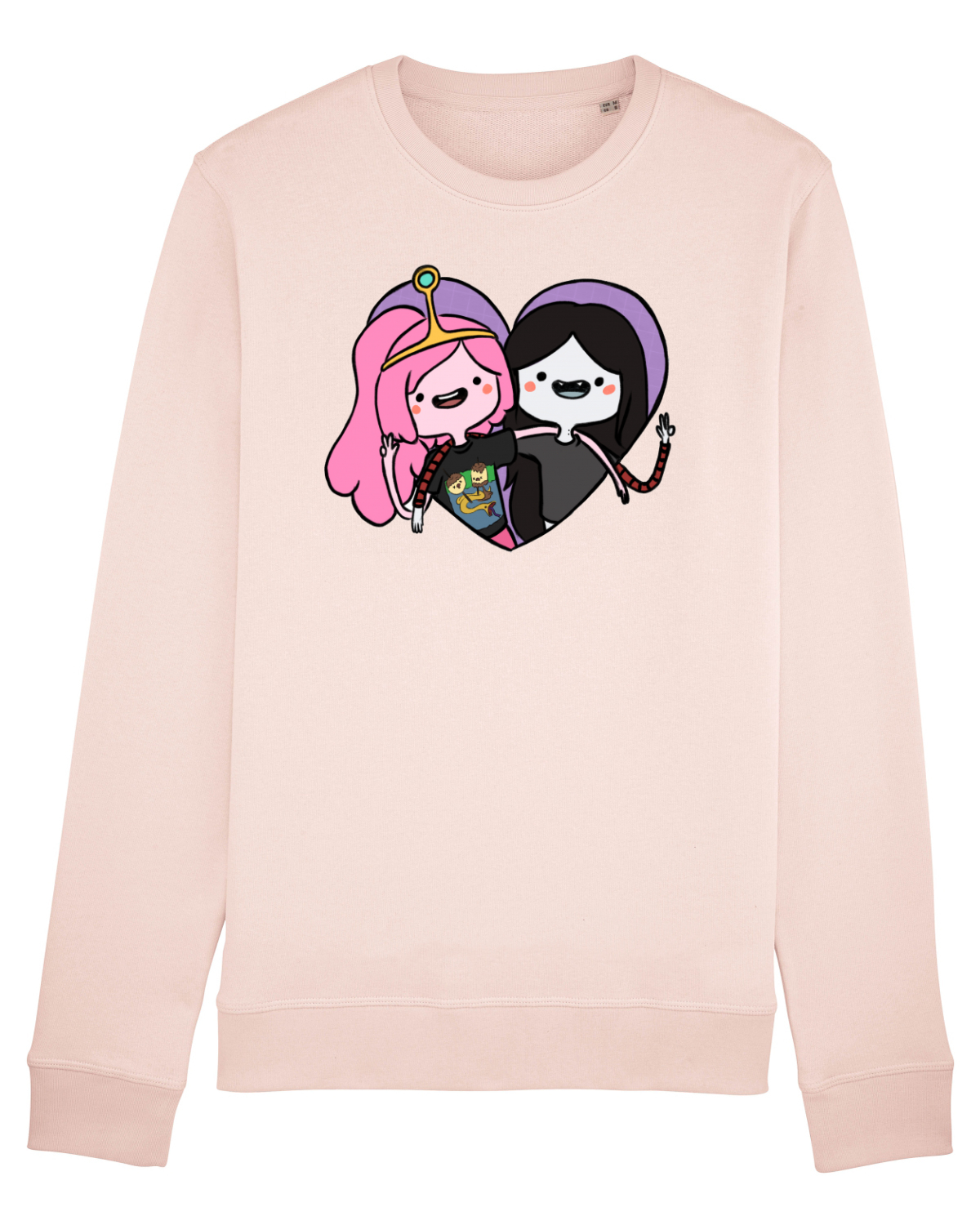 Bluză mânecă lungă Unisex Rise Candy Pink