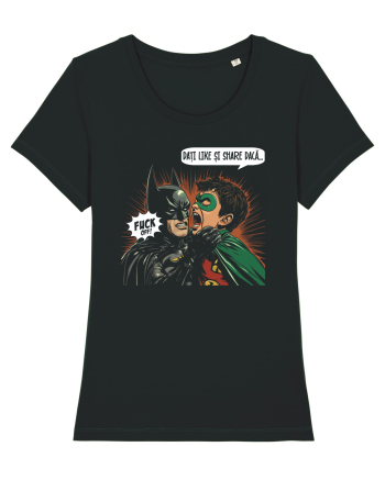 DATI LIKE SI SHARE DACA... FCUK OFF! - BATMAN Black