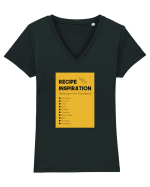 Recipe Inspiration Tricou mânecă scurtă guler V Damă Evoker