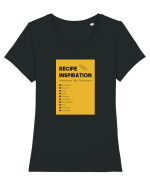 Recipe Inspiration Tricou mânecă scurtă guler larg fitted Damă Expresser
