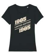 Născut in 1985 BC Limited edition Tricou mânecă scurtă guler larg fitted Damă Expresser