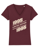Născut in 1995 BC Limited edition Tricou mânecă scurtă guler V Damă Evoker