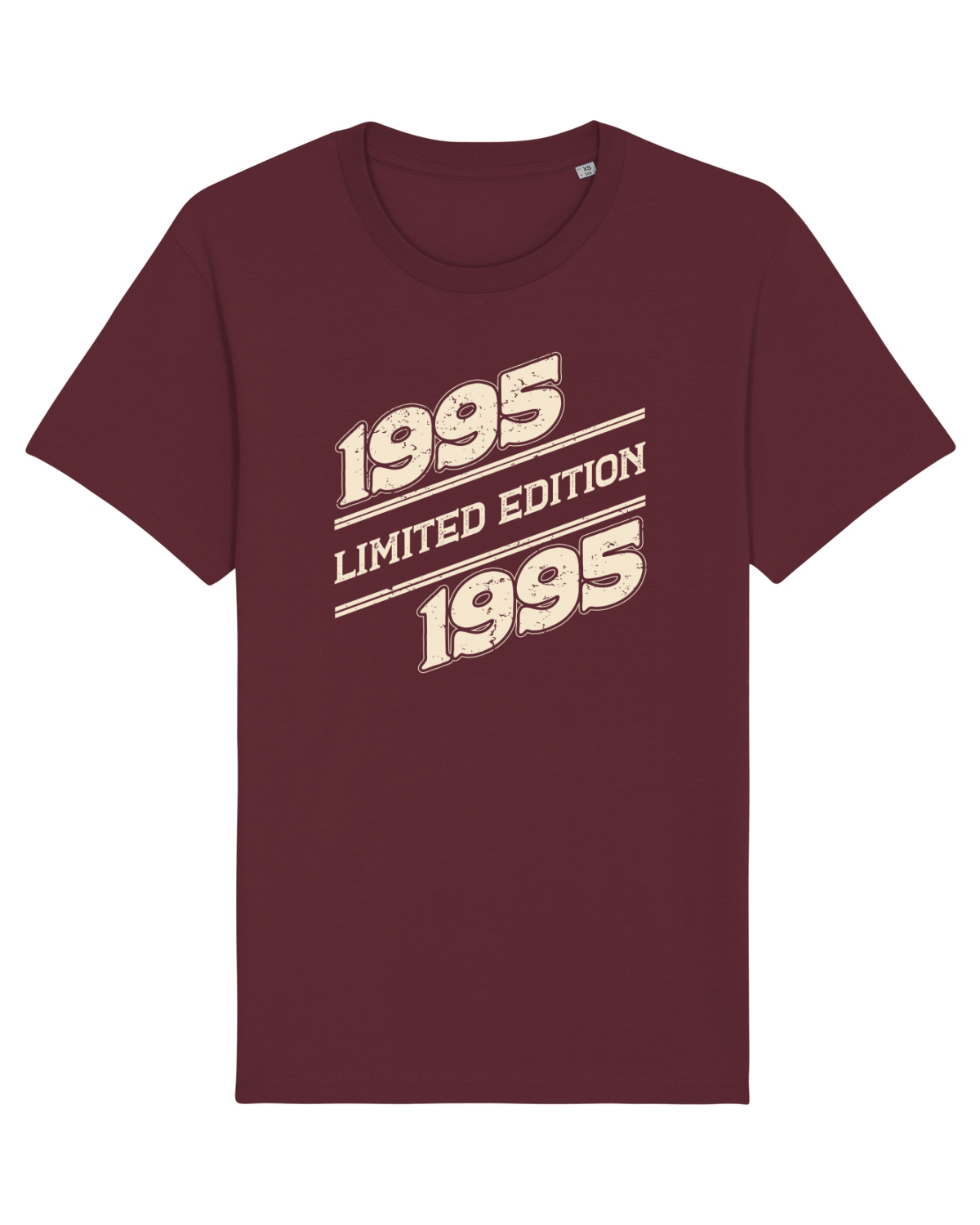 Tricou mânecă scurtă Unisex Rocker Burgundy