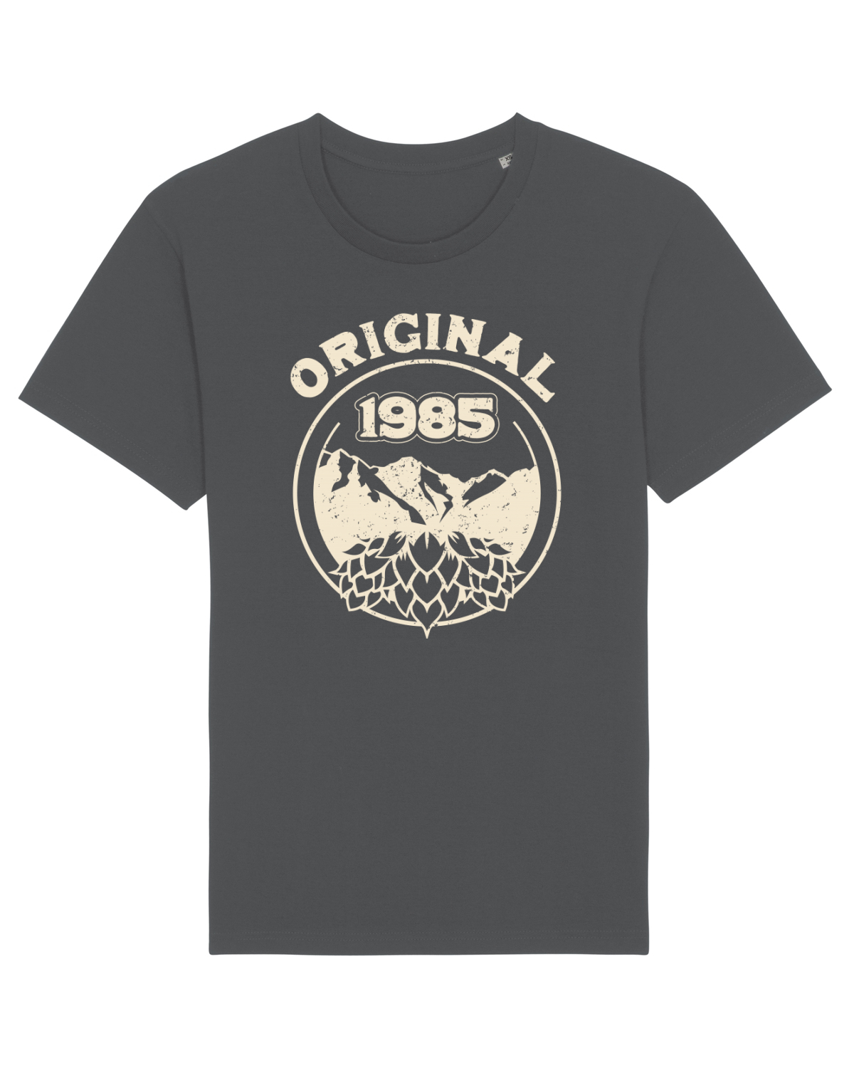 Tricou mânecă scurtă Unisex Rocker Anthracite