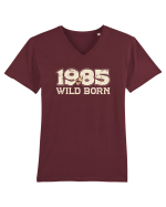 Născut in 1985 BC Wild born Tricou mânecă scurtă guler V Bărbat Presenter