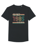 Născut in 1985 ST The finest classic brand Tricou mânecă scurtă guler larg Bărbat Skater