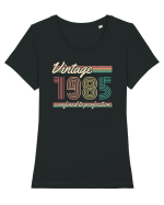 Născut in 1985 ST Vintage refined to perfection Tricou mânecă scurtă guler larg fitted Damă Expresser