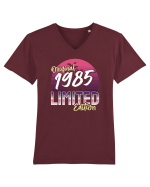 Născut in 1985 SW original limited edition Tricou mânecă scurtă guler V Bărbat Presenter
