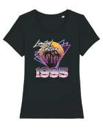 Născut in 1995 SW triangles limited edition Tricou mânecă scurtă guler larg fitted Damă Expresser