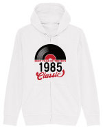 1985 - Best year of the 80s - Cadou aniversar 1985 Hanorac cu fermoar Unisex Connector