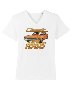 Classic 1985 - Cadou aniversar 1985 Tricou mânecă scurtă guler V Bărbat Presenter