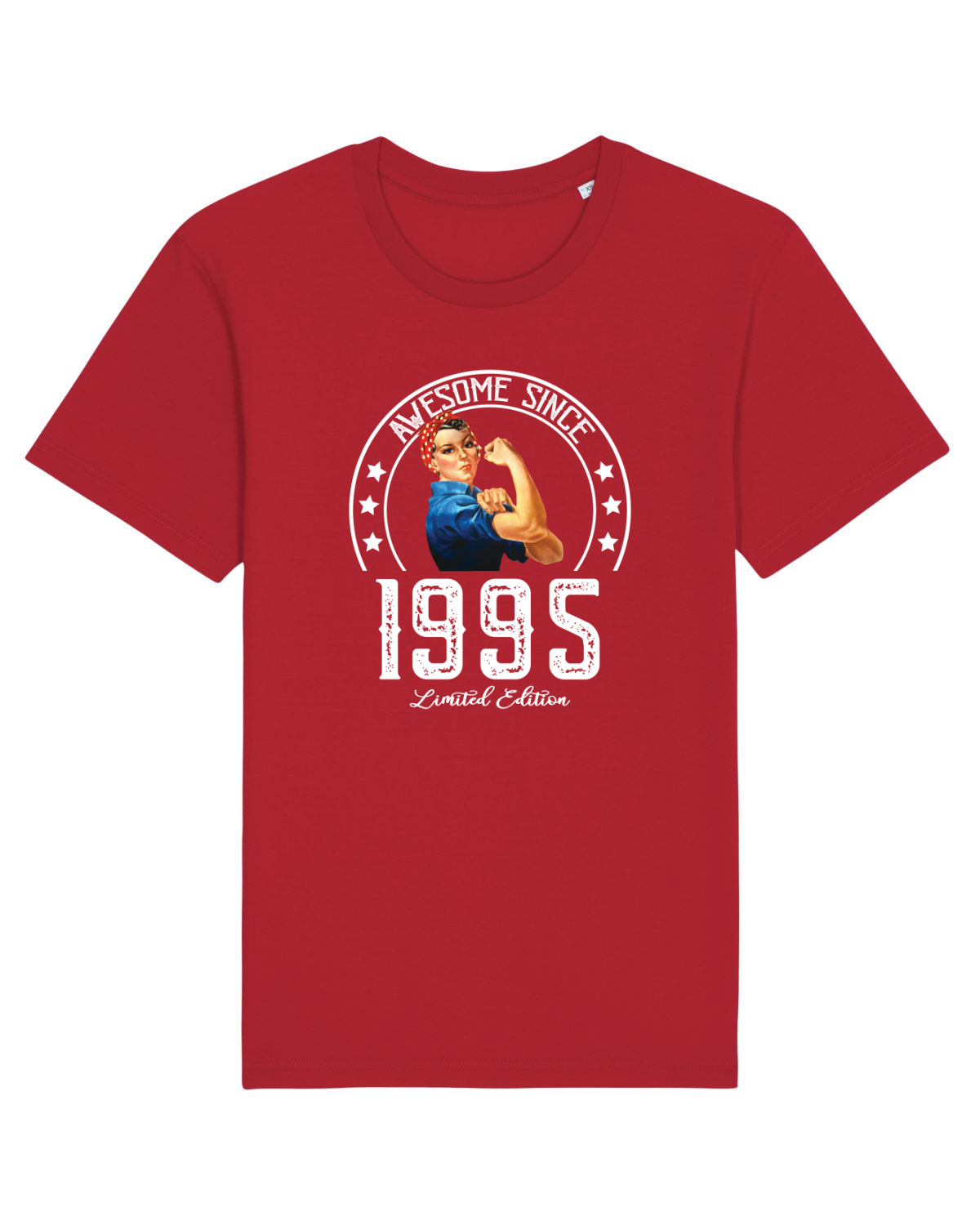 Tricou mânecă scurtă Unisex Rocker Red