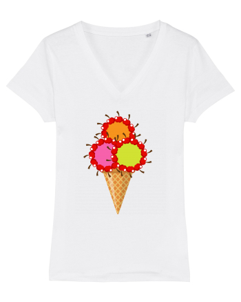 Cherry 3 ice-cream White