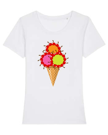 Cherry 3 ice-cream White