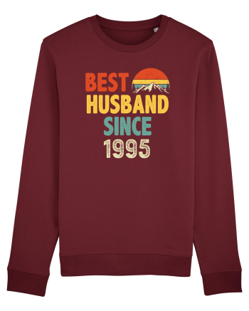 Best husband since 1995 - Cadou aniversar 1995 Burgundy