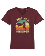 Best mom since 1985 - Cadou aniversar 1985 Tricou mânecă scurtă guler V Bărbat Presenter