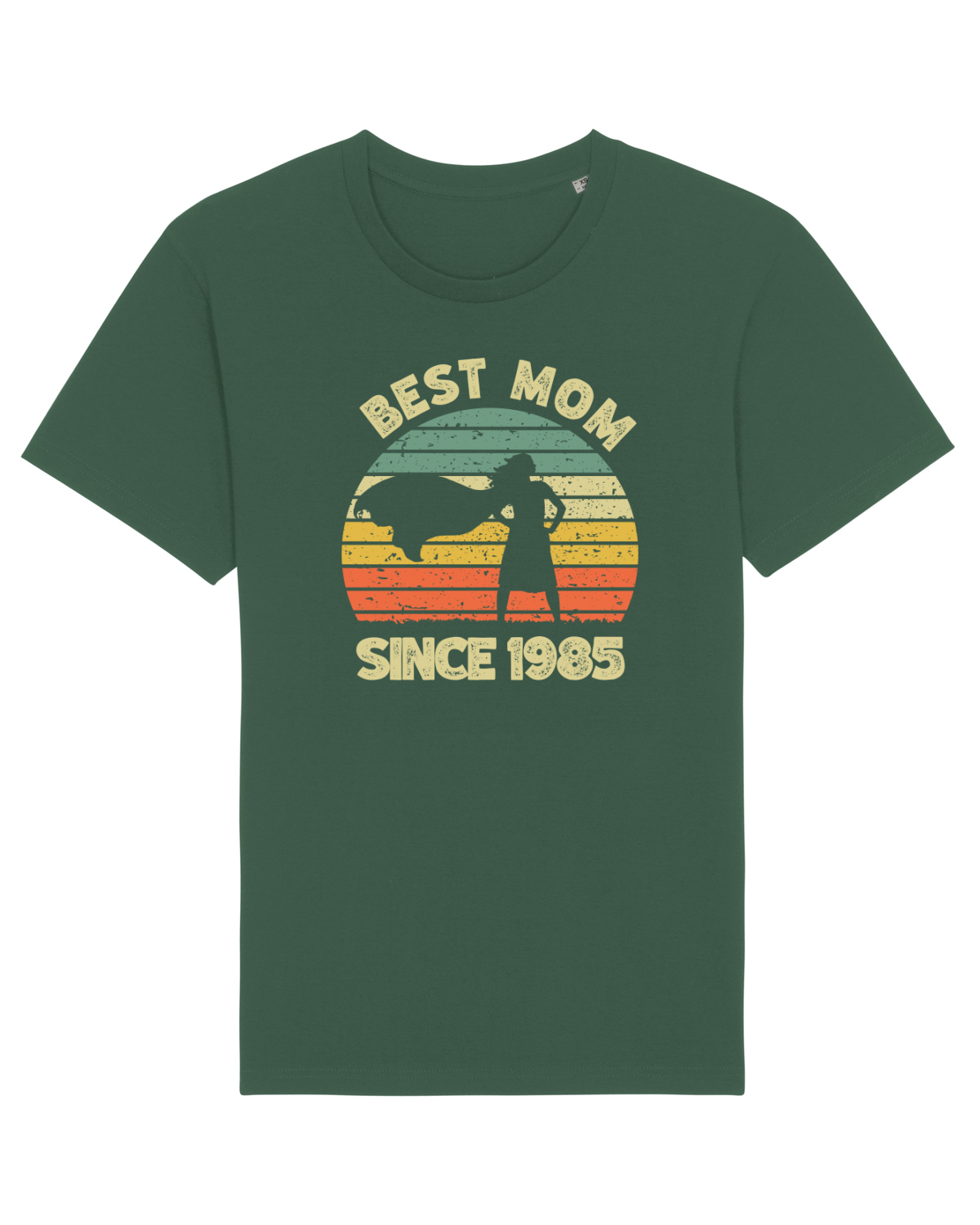Tricou mânecă scurtă Unisex Rocker Bottle Green