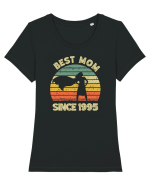 Best mom since 1995 - Cadou aniversar 1995 Tricou mânecă scurtă guler larg fitted Damă Expresser
