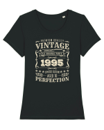 Premium quality vintage 1995 - Cadou aniversar 1995 Tricou mânecă scurtă guler larg fitted Damă Expresser