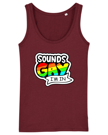 Sounds Gay Burgundy
