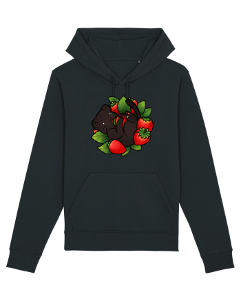 Strawberry Cat Black