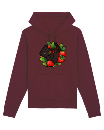 Strawberry Cat Burgundy