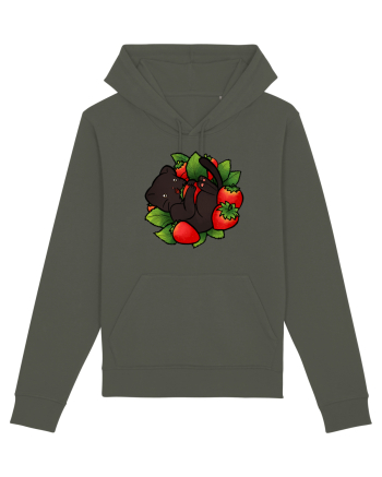 Strawberry Cat Khaki