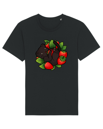 Strawberry Cat Black